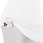 BLEVONH Liner Non-Slip Belt Golf Skorts Skirts for Women with Pocket XS-2XL